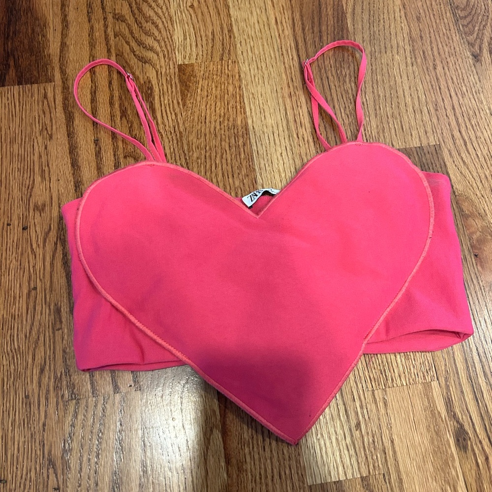 zara heart top